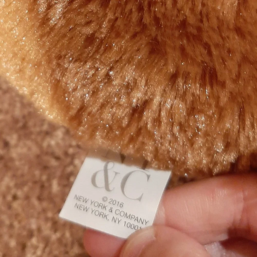 New York & Company Winter Plush Bear
